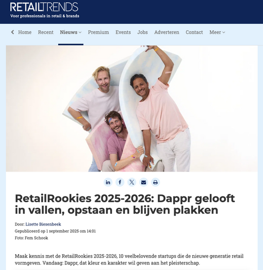 Dappr pitcht voor RetailRookie van het jaar 2025-2026
