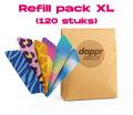 Refill FAMILY MIXPACK XL: SAVANNE/ TIE DYE (120 stuks)